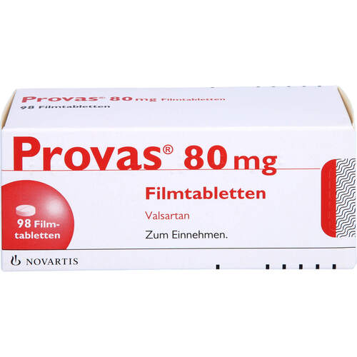 PROVAS 80 mg Filmtabletten, 98 Stk., NOVARTIS Pharma GmbH