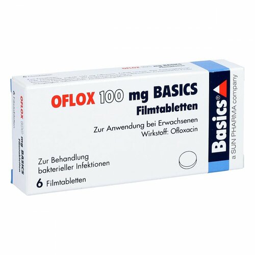 OFLOX 100mg BASICS, 6 Stk., Basics GmbH