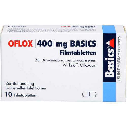 OFLOX 400mg BASICS, 10 Stk., Basics GmbH