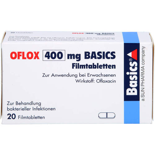 OFLOX 400mg BASICS, 20 Stk., Basics GmbH