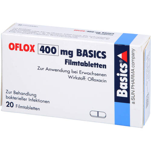 OFLOX 400mg BASICS, 20 Stk., Basics GmbH