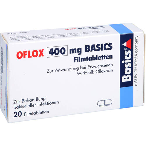 OFLOX 400mg BASICS, 20 ST, Basics GmbH