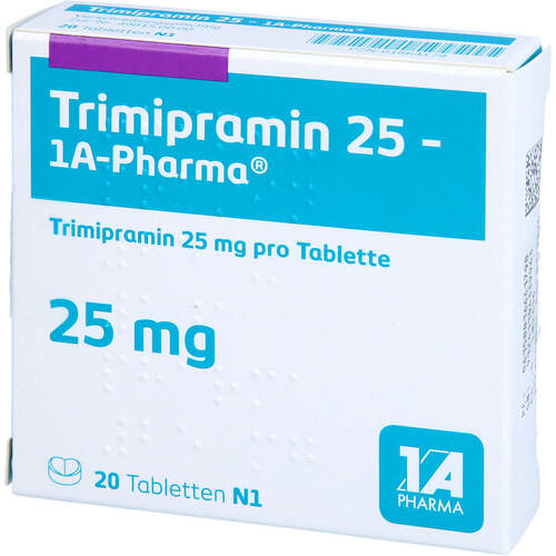 Trimipramin 25-1A Pharma, 20 ST, 1 A Pharma GmbH