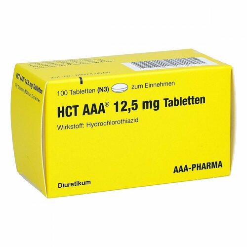 HCT AAA 12.5mg Tabletten, 100 Stk., Aaa - Pharma GmbH