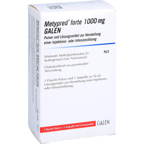 Metypred 1000mg forte GALEN, 1 Stk., Galenpharma GmbH