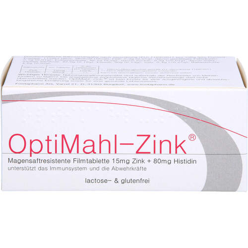 OptiMahl-Zink 15mg, 50 Stk., Fontapharm AG