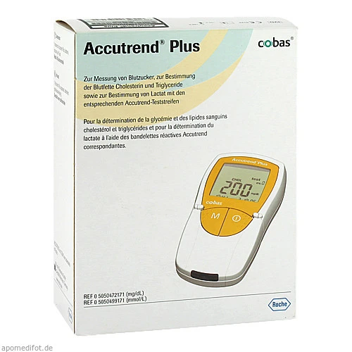 Accutrend Plus mmol/dl, 1 ST, Roche Diagnostics Deutschland GmbH