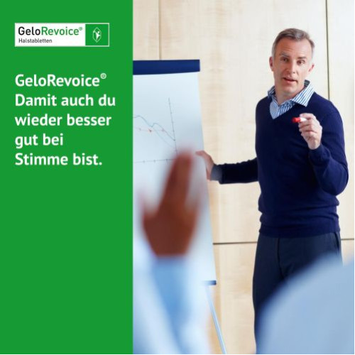 GeloRevoice Halstabletten Kirsch-Menthol bei Heiserkeit & Stimmverlust, 20 Stk., G. Pohl-Boskamp GmbH & Co. KG