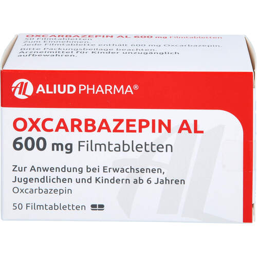 Oxcarbazepin AL 600 mg Filmtabletten, 50 ST, Aliud Pharma GmbH