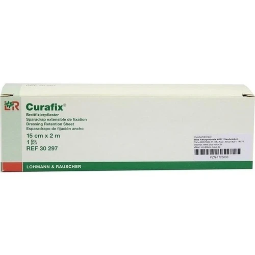 Curafix Fixierpflaster 15cmx2m, 1 Stk., Junek Europ-Vertrieb GmbH