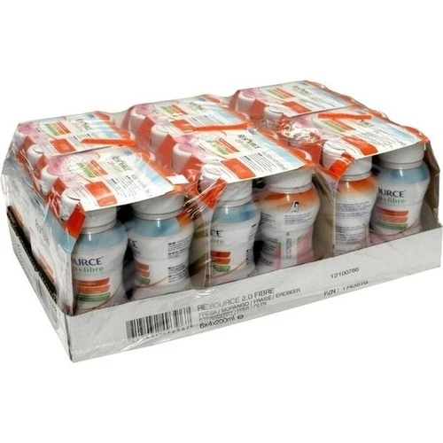 RESOURCE 2.0 Fibre Erdbeere, 6x4x200 ml, Nestle Health Science (Deutschland) GmbH