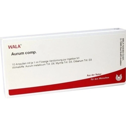 AURUM COMP, 10x1 ml, Wala Heilmittel GmbH
