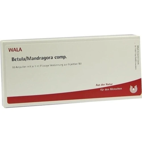 BETULA/MANDRAGORA COMP, 10x1 ml, Wala Heilmittel GmbH