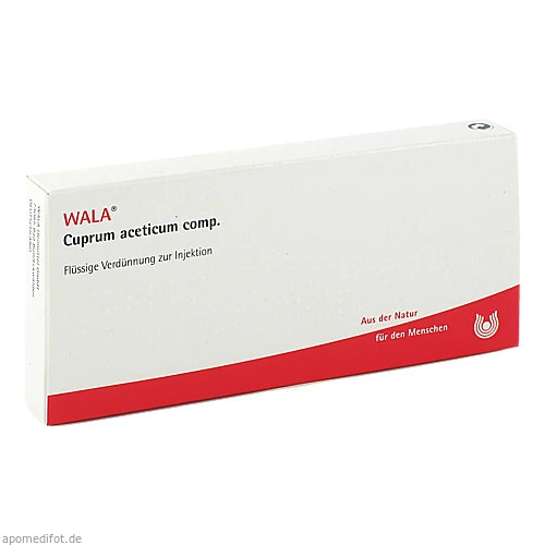 CUPRUM ACET COMP, 10x1 ml, Wala Heilmittel GmbH
