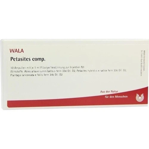 PETASITES COMP, 10x1 ml, Wala Heilmittel GmbH