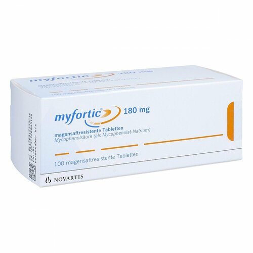 Myfortic 180mg magensaftresistente Filmtabletten, 100 Stk., Novartis Pharma GmbH