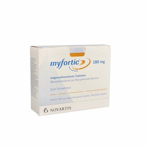 Myfortic 180mg magensaftresistente Filmtabletten, 5x50 Stk., Novartis Pharma GmbH