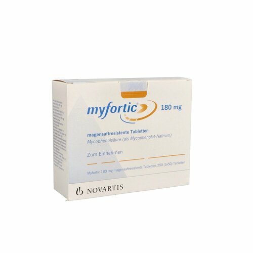 Myfortic 180mg magensaftresistente Filmtabletten, 5X50 ST, Novartis Pharma GmbH