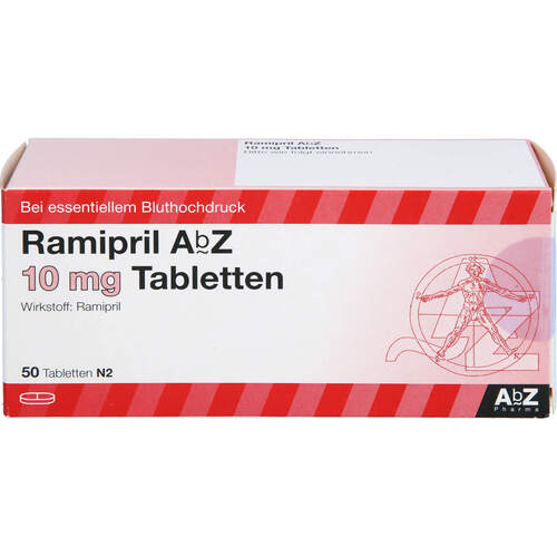 Ramipril AbZ 10mg Tabletten, 50 Stk., Abz Pharma GmbH
