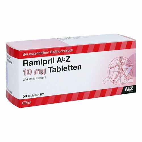 Ramipril AbZ 10mg Tabletten, 50 Stk., Abz Pharma GmbH