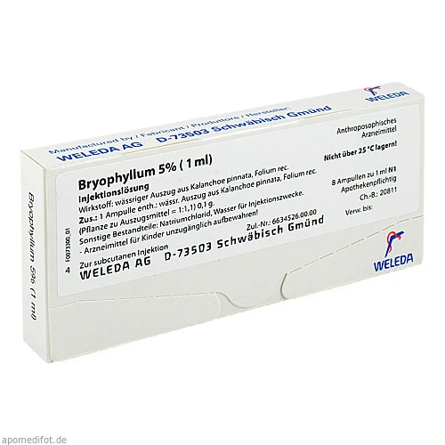 Bryophyllum 5% (1ml), 8x1 ml, Weleda AG