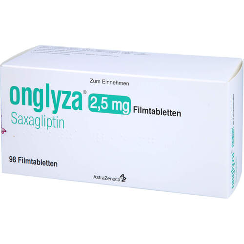 Onglyza 2.5mg Filmtabletten, 98 Stk., AstraZeneca GmbH