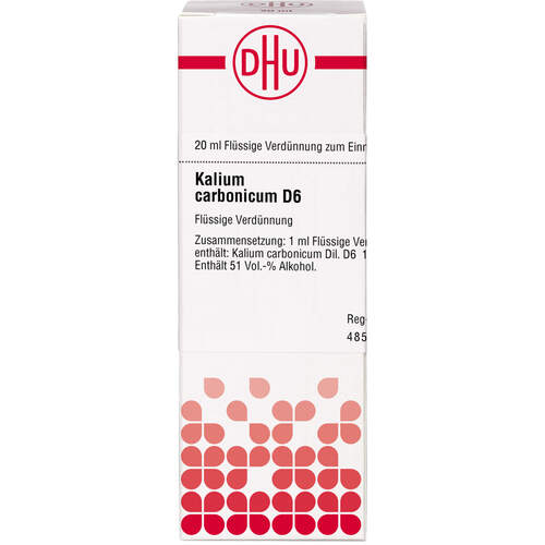 KALIUM CARB D 6, 20 ml, Dhu-Arzneimittel GmbH & Co. KG