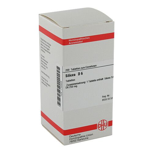 SILICEA D 6 Tabletten, 200 Stk., DHU-Arzneimittel GmbH & Co. KG