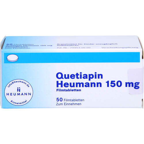Quetiapin Heumann 150mg Filmtabletten, 50 Stk., Heumann Pharma GmbH & Co. Generica KG