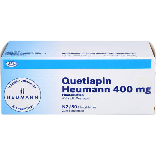 Quetiapin Heumann 400mg Filmtabletten, 50 Stk., Heumann Pharma GmbH & Co. Generica KG