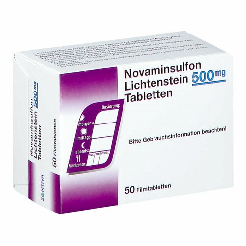 Novaminsulfon Lichtenstein 500mg Tabetten 50 St 