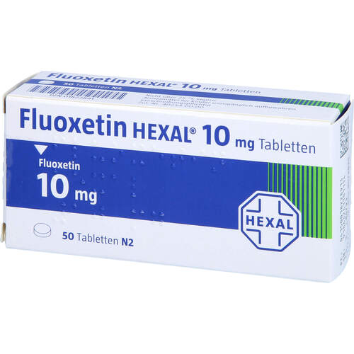 Fluoxetin HEXAL 10mg Tabletten, 50 Stk., HEXAL AG
