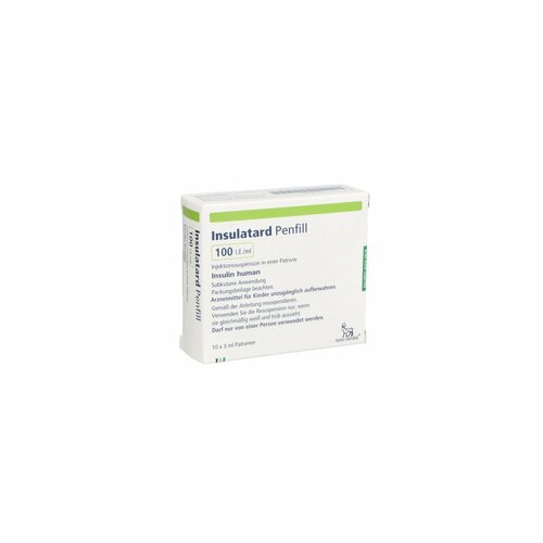 Insulatard Penfill 100 I.E./ml, 10x3 ml, Eurimpharm Arzneimittel GmbH
