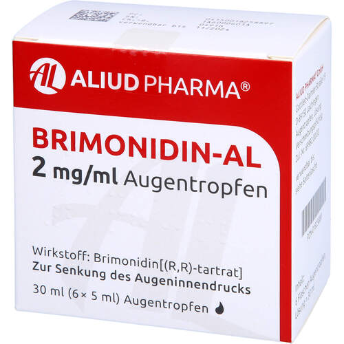 Brimonidin AL 2mg/ml Augentropfen, 6x5 ml, Aliud Pharma GmbH