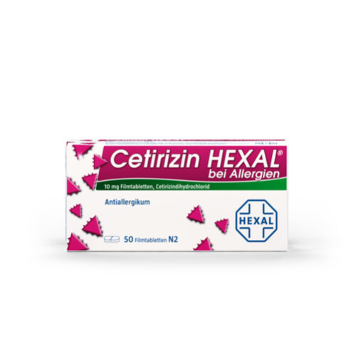 Cetirizin Hexal bei Allergien, 50 Stk., HEXAL AG