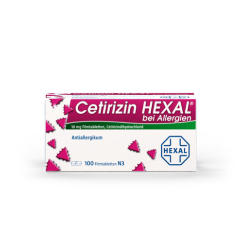Cetirizin Hexal bei Allergien, 100 Stk., HEXAL AG