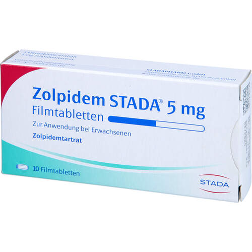Zolpidem STADA 5mg Filmtabletten, 10 Stk., STADAPHARM GmbH