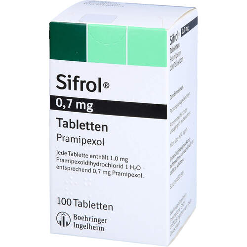 Sifrol 0.7mg, 100 ST, kohlpharma GmbH