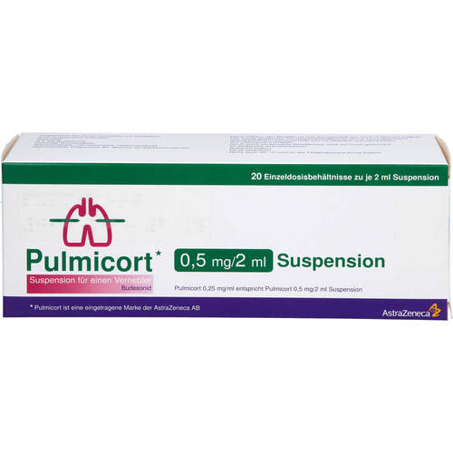 PULMICORT 0.5mg/2ml Suspension f.einen Vernebler, 20X2 ML, kohlpharma GmbH