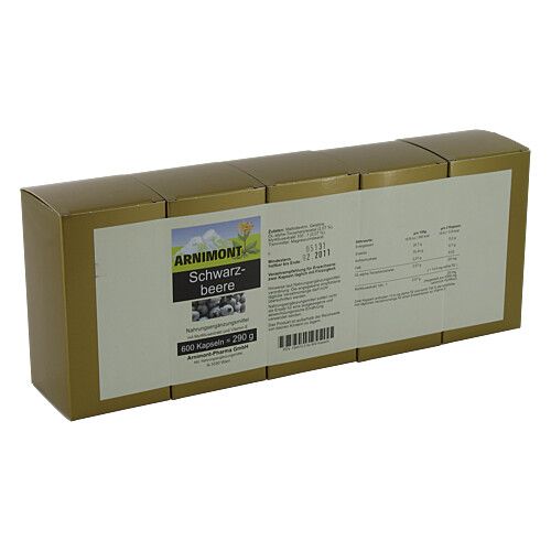 SCHWARZBEERE Kapseln, 600 Stk., ARNIMONT PHARMA GmbH