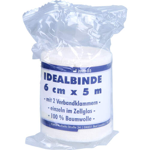 IDEALBINDE DIN 5Mx6CM in Zellglas, 1 Stk., Dr. Junghans Medical GmbH