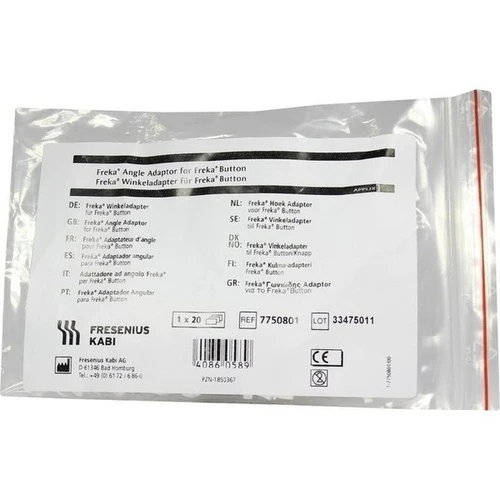 FREKA BUTTON Winkeladapter, 20 Stk., Fresenius Kabi Deutschland GmbH