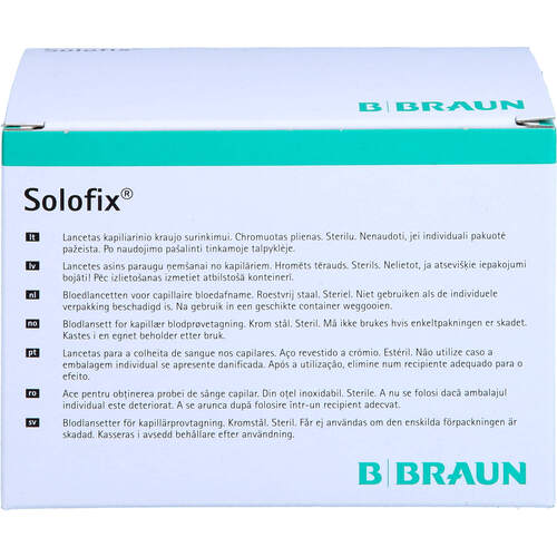 SOLOFIX Blutlanzetten, 500 Stk., B. Braun Melsungen AG