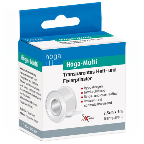 Hoega-Multi 2.5cmx5m, 1 ST, Höga-Pharm G.Höcherl Hoega-Multi 2.5cmx5m, 1 ST, Höga-Pharm G.Höcherl