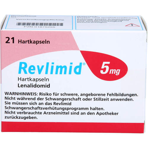 Revlimid 5mg Hartkapseln, 21 ST, Bristol-Myers Squibb GmbH & Co. KGaA