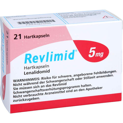 Revlimid 5mg Hartkapseln, 21 ST, Bristol-Myers Squibb GmbH & Co. KGaA