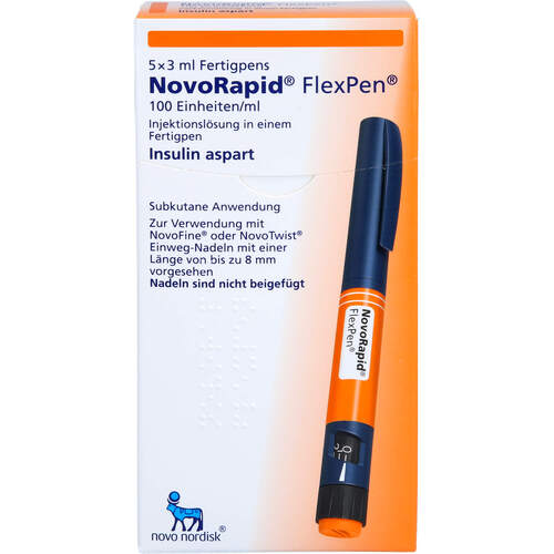 NovoRapid FlexPen, 5x3 ml, Novo Nordisk Pharma GmbH