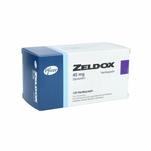 Zeldox 40mg Hartkapseln, 100 Stk., kohlpharma GmbH