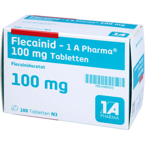Flecainid - 1 A Pharma 100 mg Tabletten, 100 Stk., 1 A Pharma GmbH
