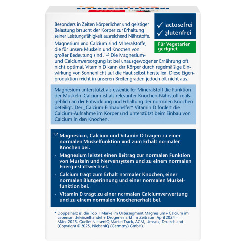 Doppelherz Magnesium + Calcium + D3, 40 Stk., Queisser Pharma GmbH & Co. KG